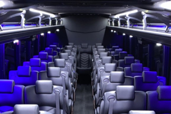 Lawrence Charter Bus Interior