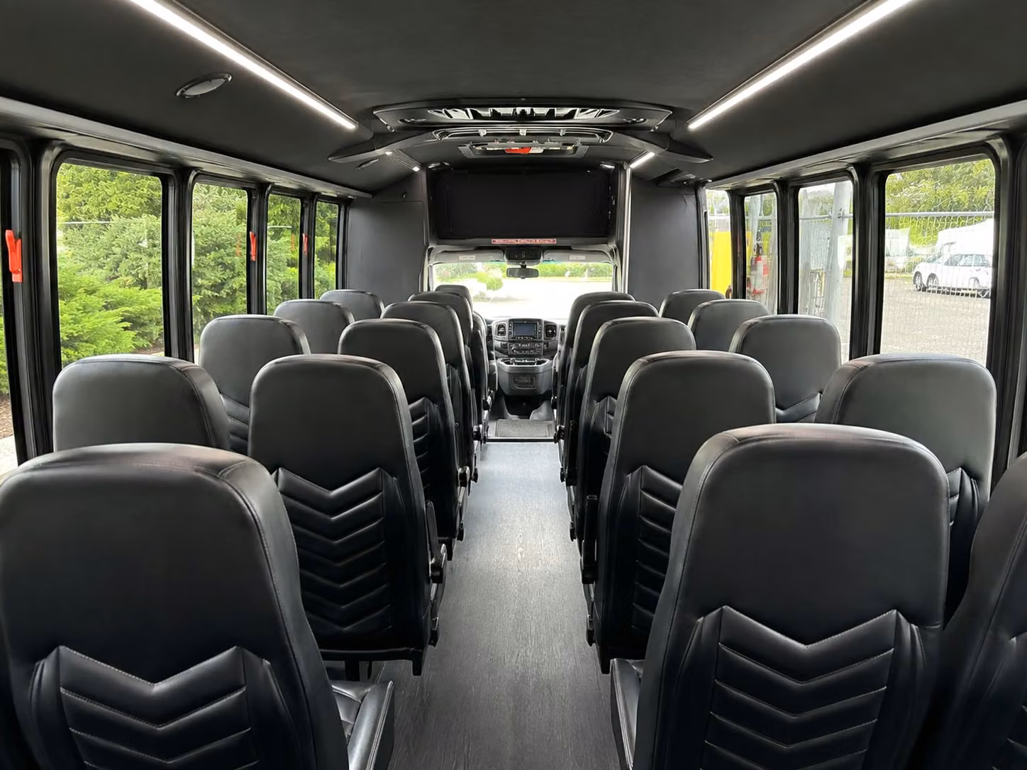 20 passenger minibus interior