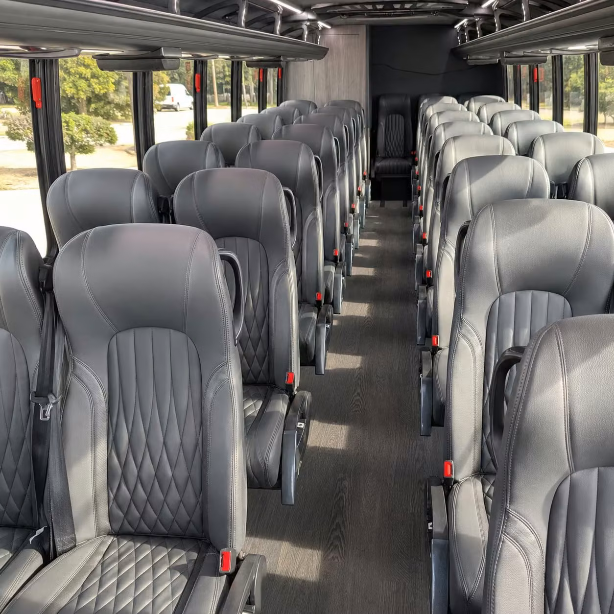 28 passenger minibus interior