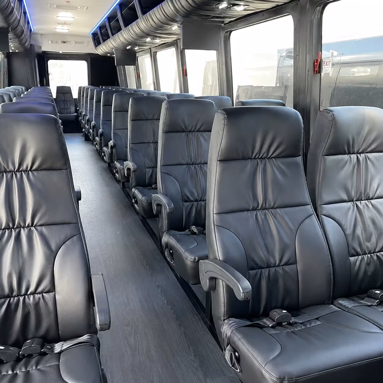 35 passenger minibus inside