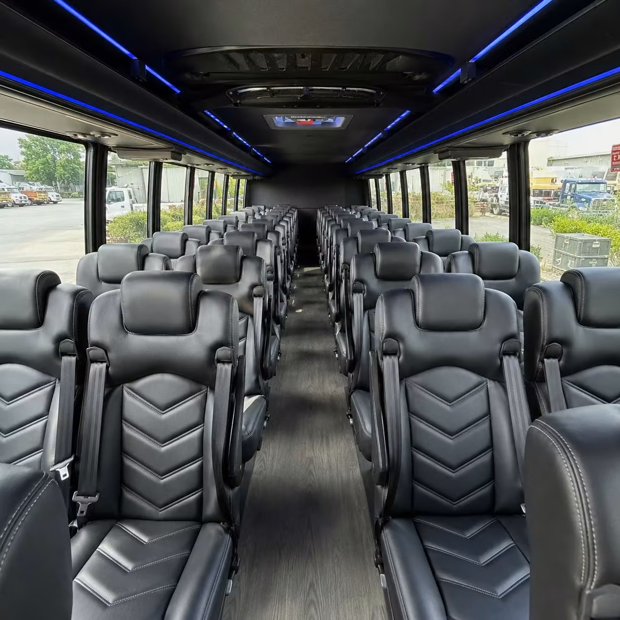 35 passenger minibus interior