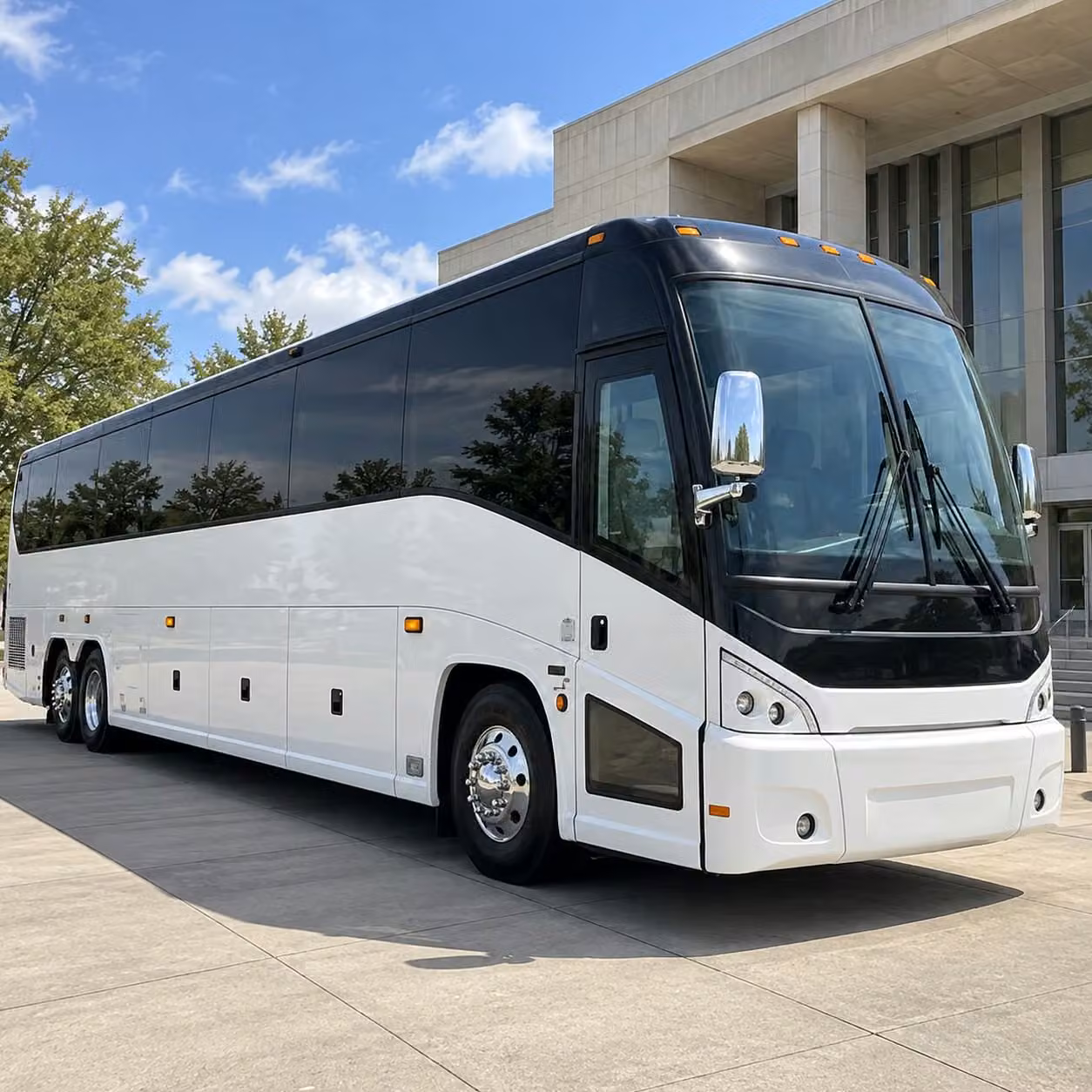 keep the reception energy going with a late night wedding bus back to the hotel