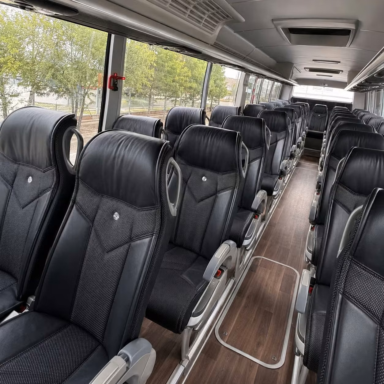 lawrence charter bus interior gallery