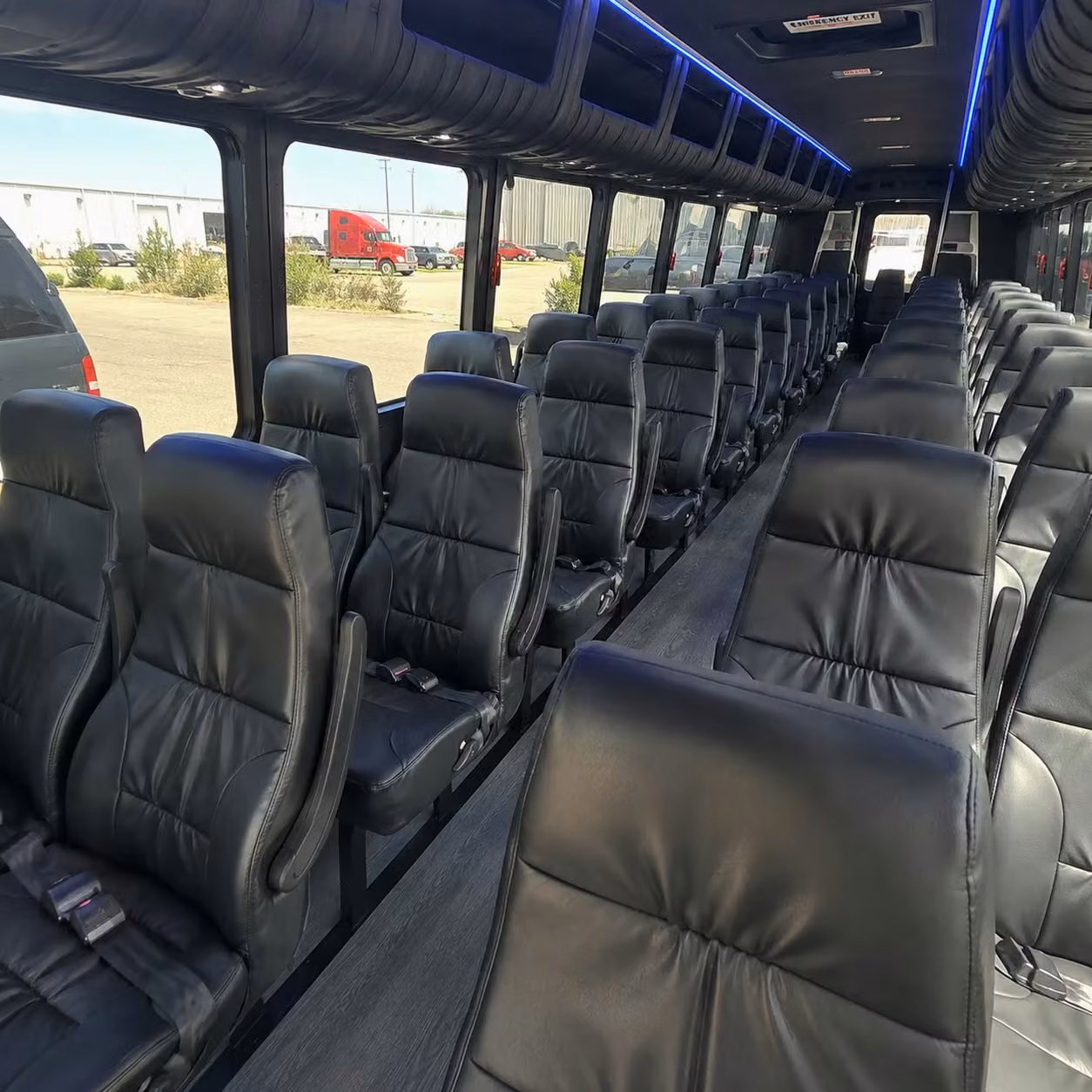 lawrence prom groups can easily compare minibuses and charter buses for larger groups